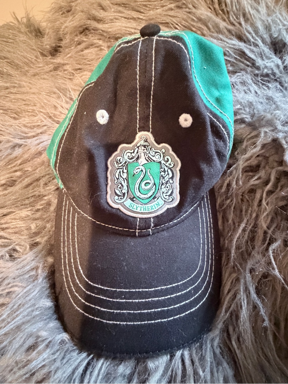Warner Bros. Slytherin Black and Green Baseball Cap